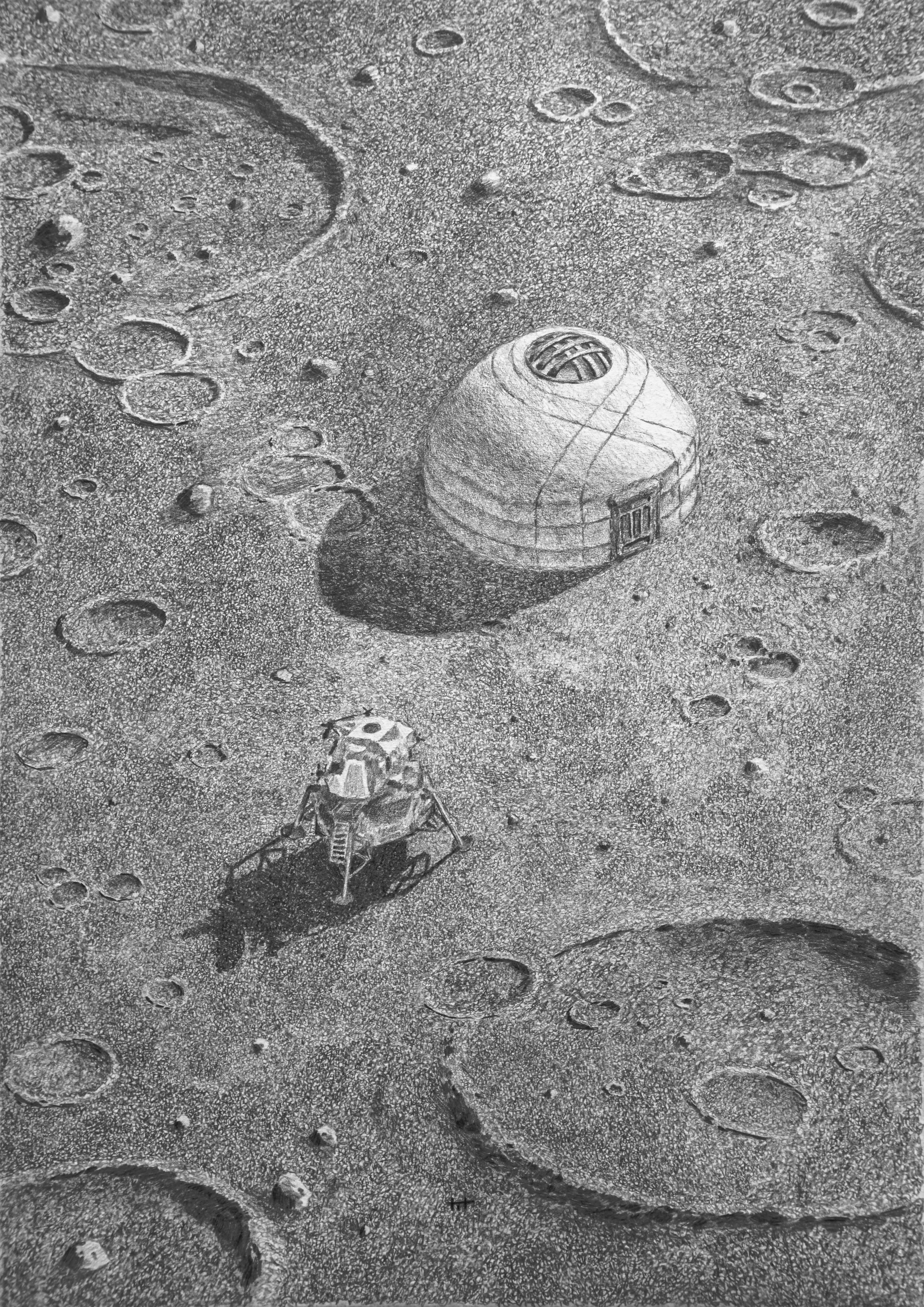 Lunar plateau