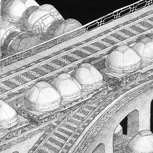 Rail yurt