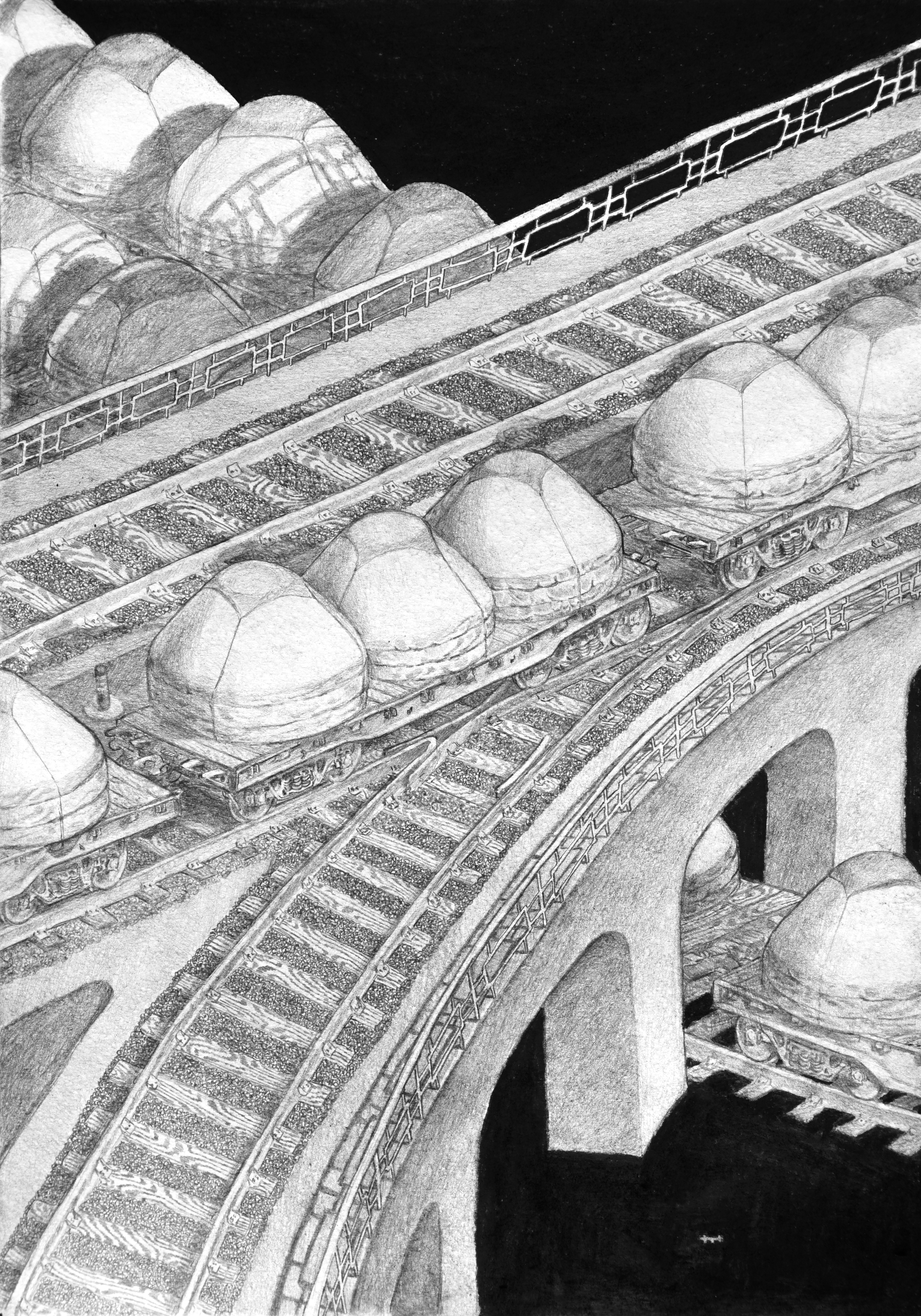 Rail yurt