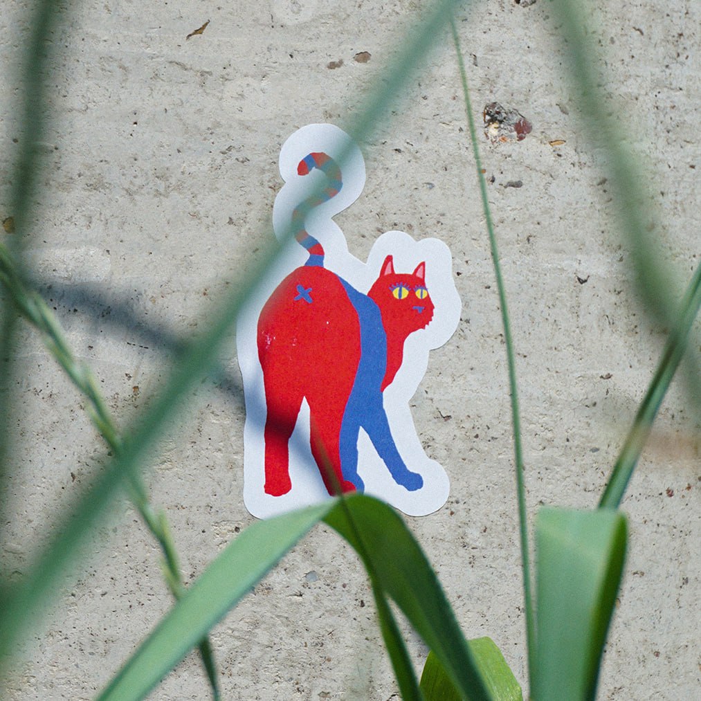 Кот красный