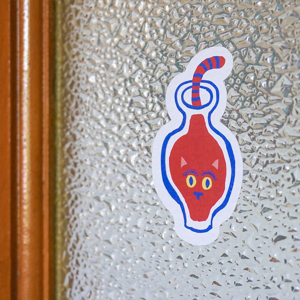 Кот красный