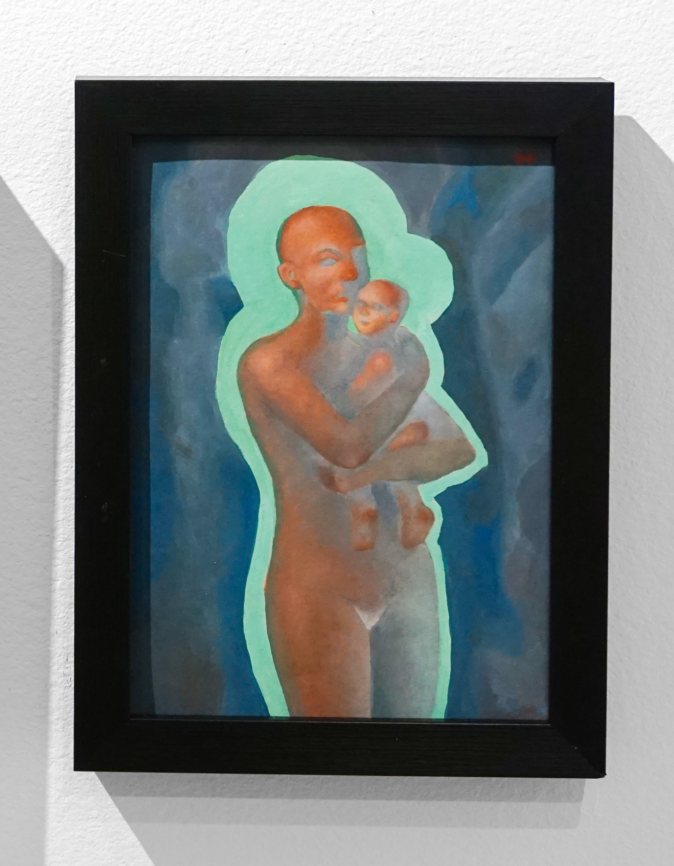 Madonna and Child on the greenscreen