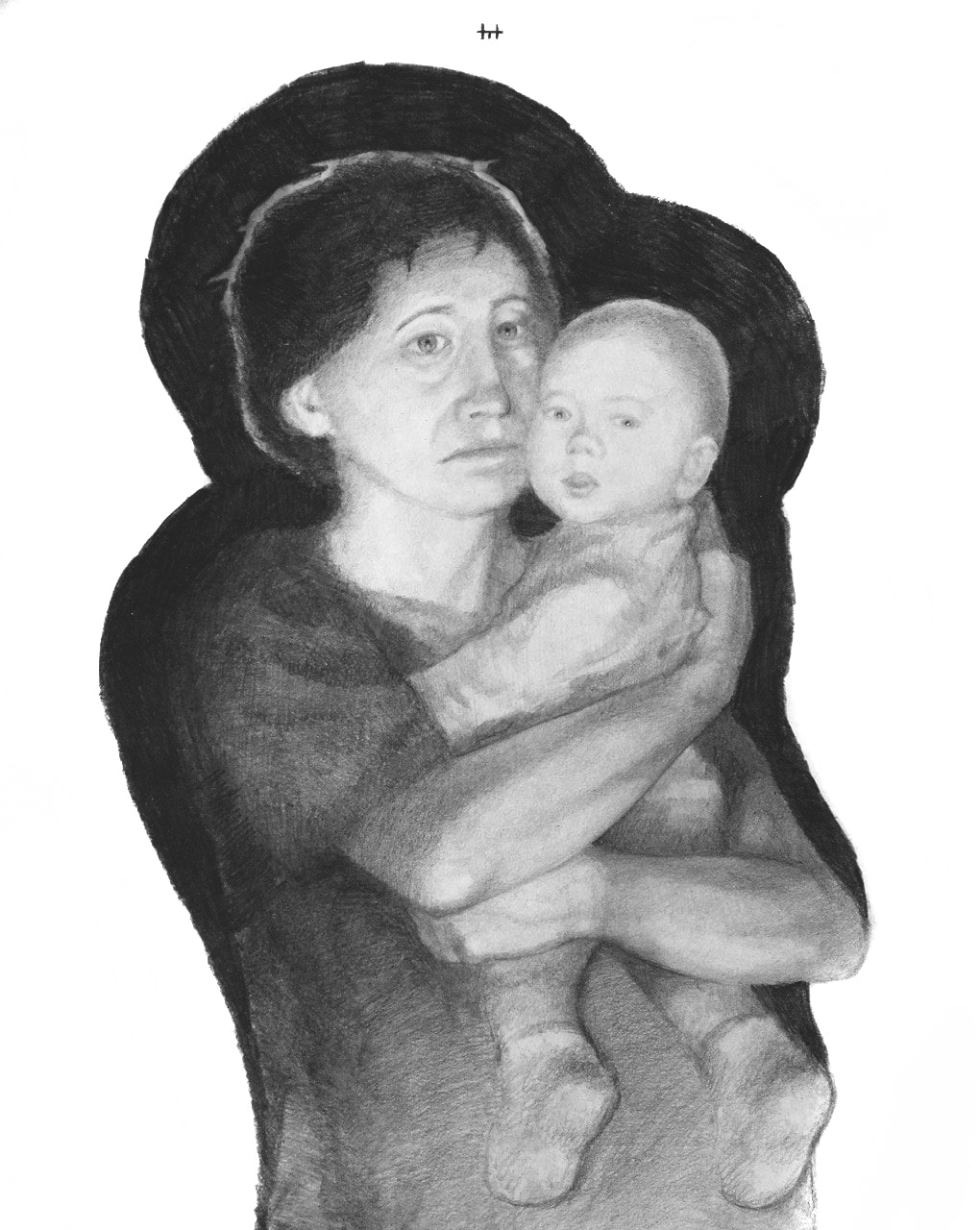 Мадонна с младенцем на свету