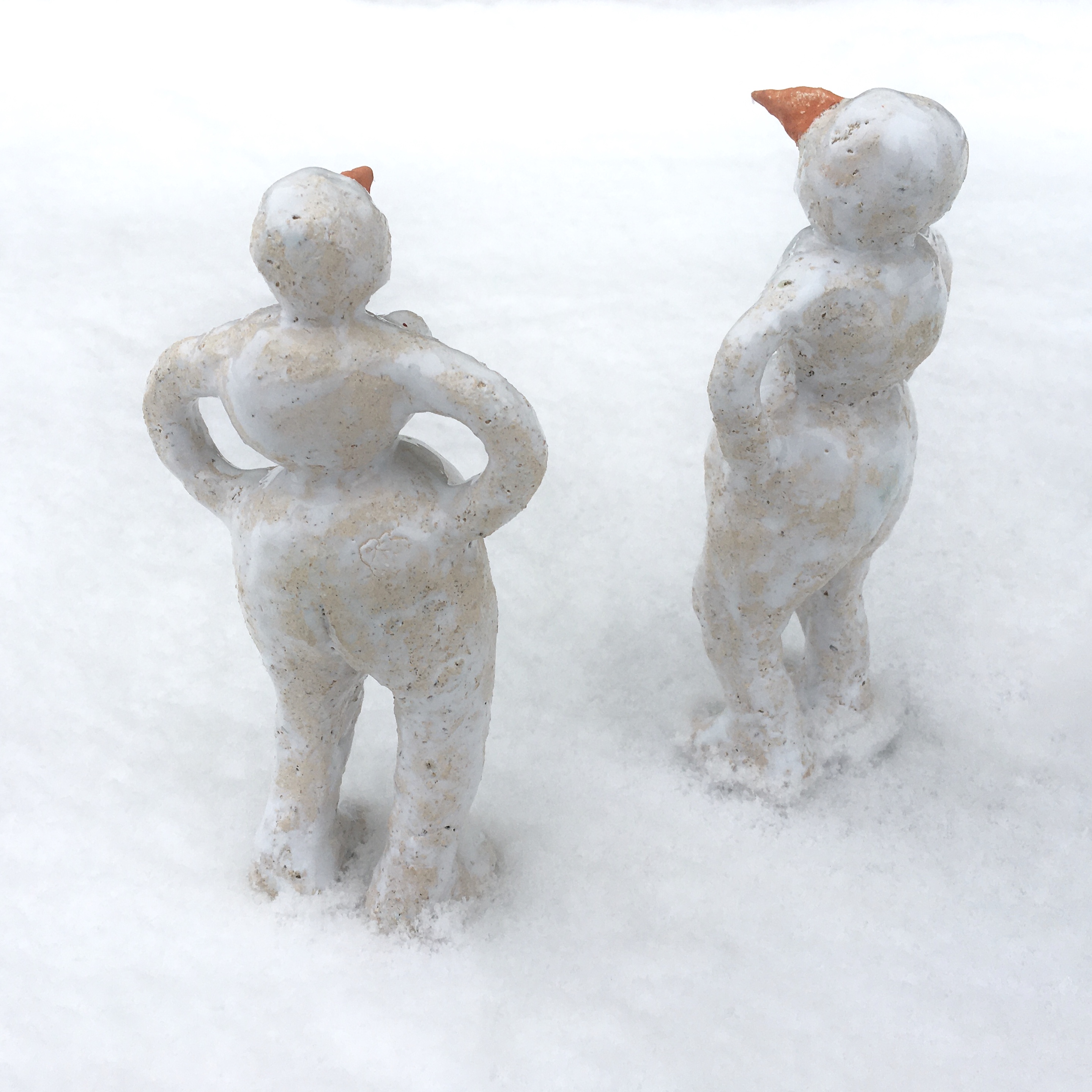 Snowman & Snowoman
