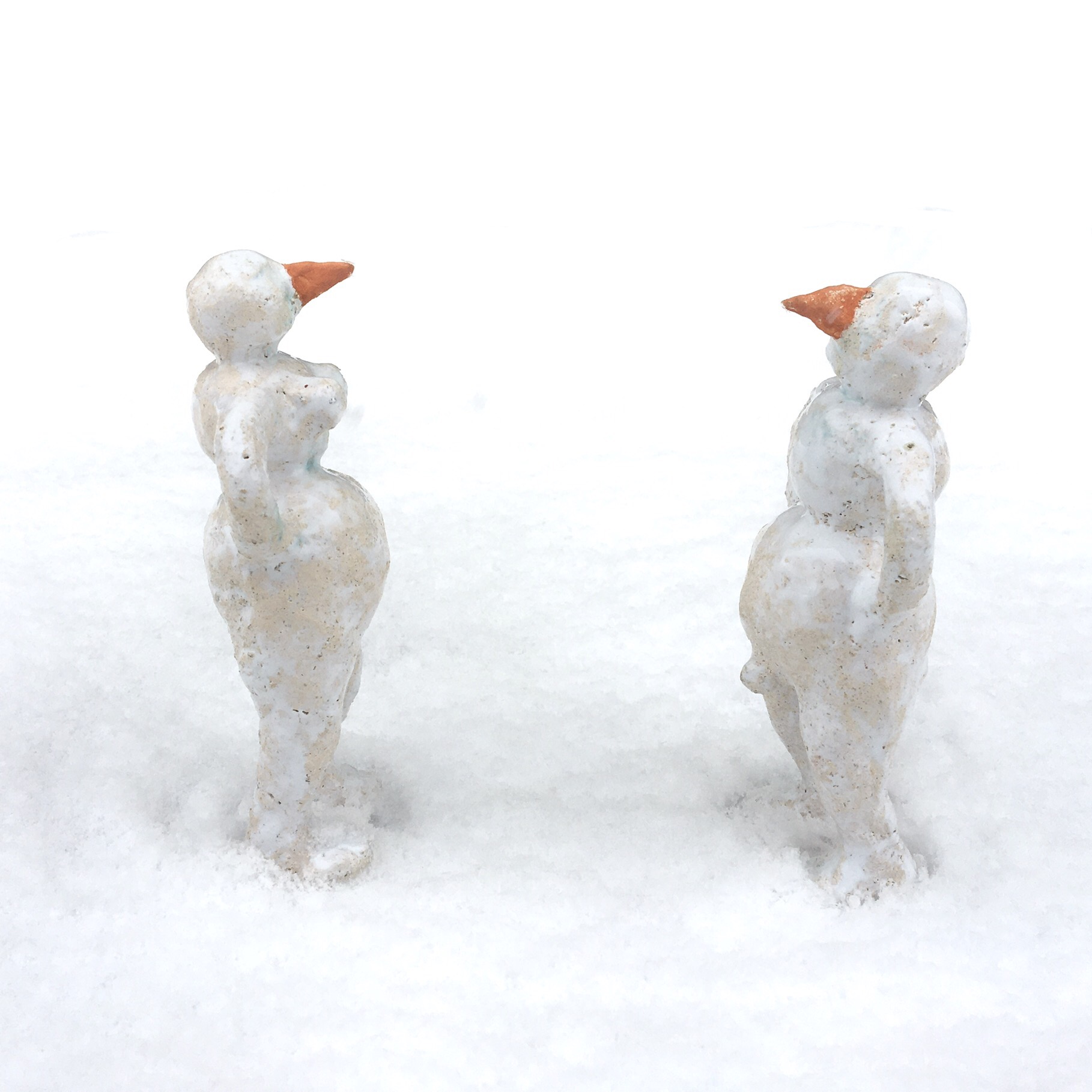 Snowman & Snowoman