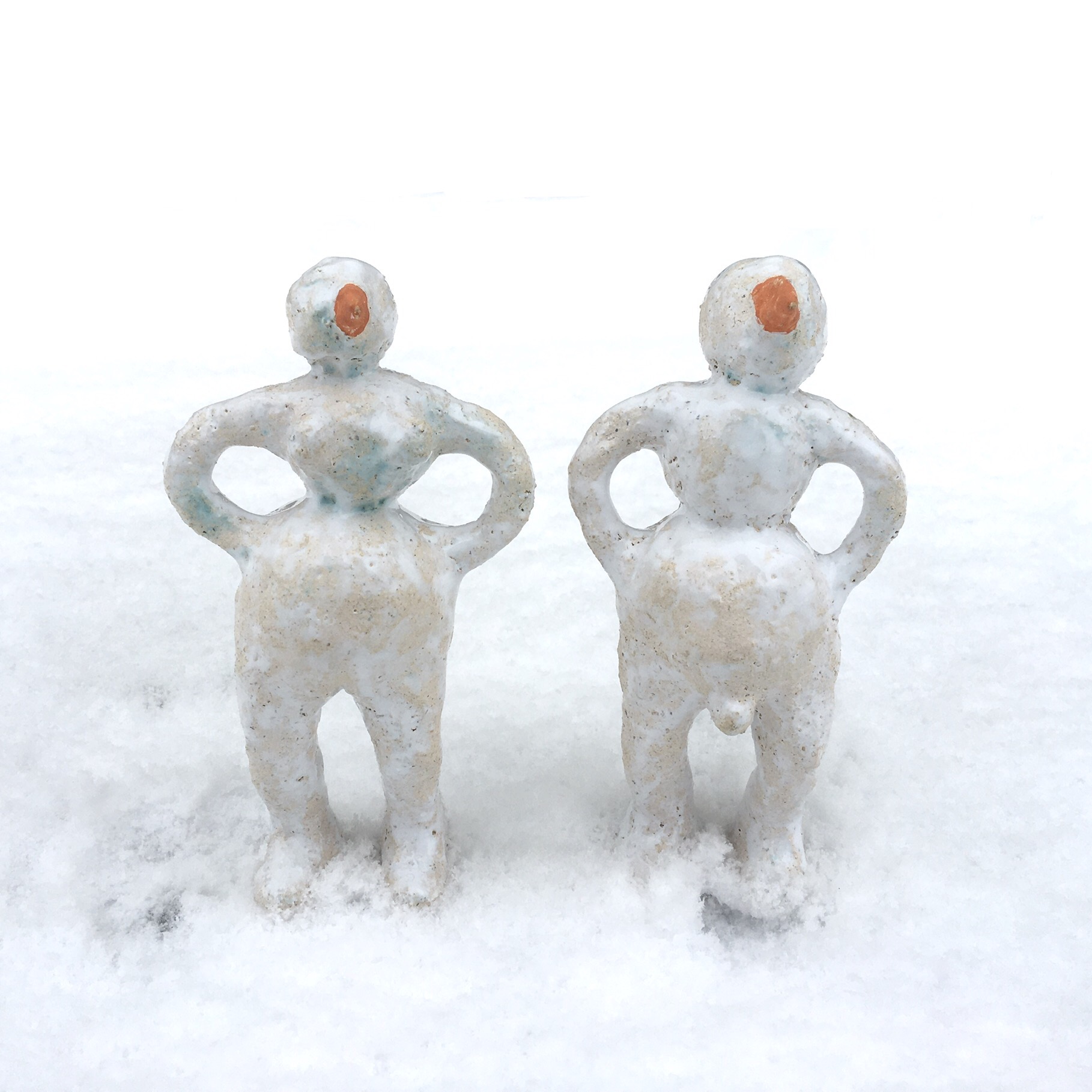 Snowman & Snowoman