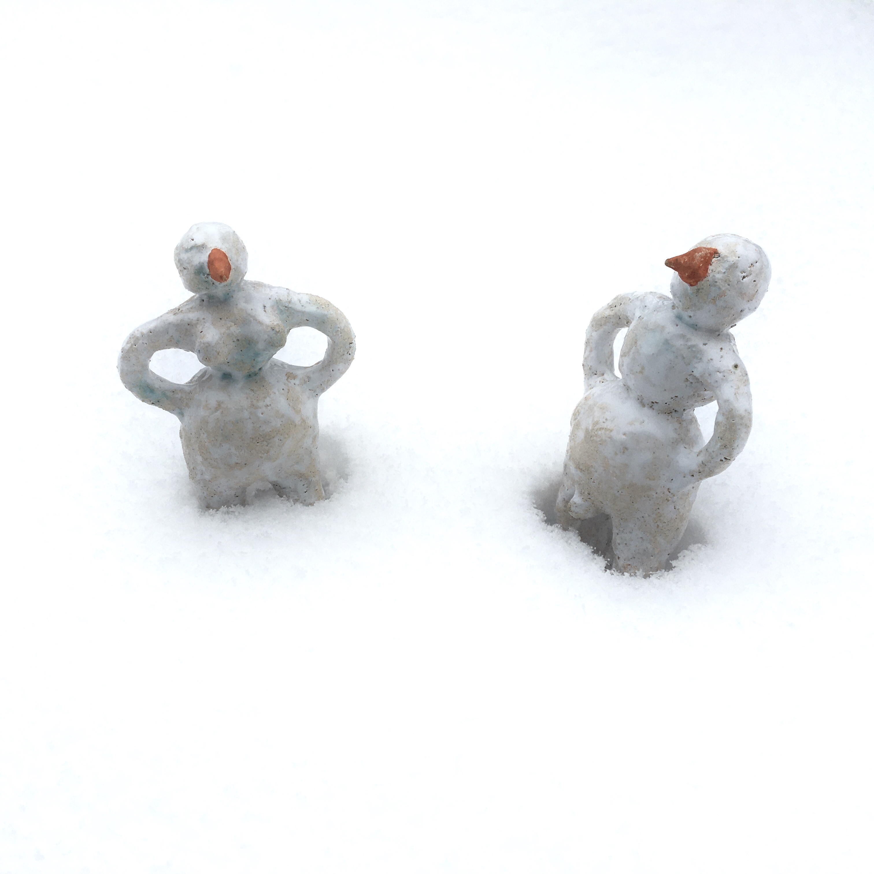Snowman & Snowoman