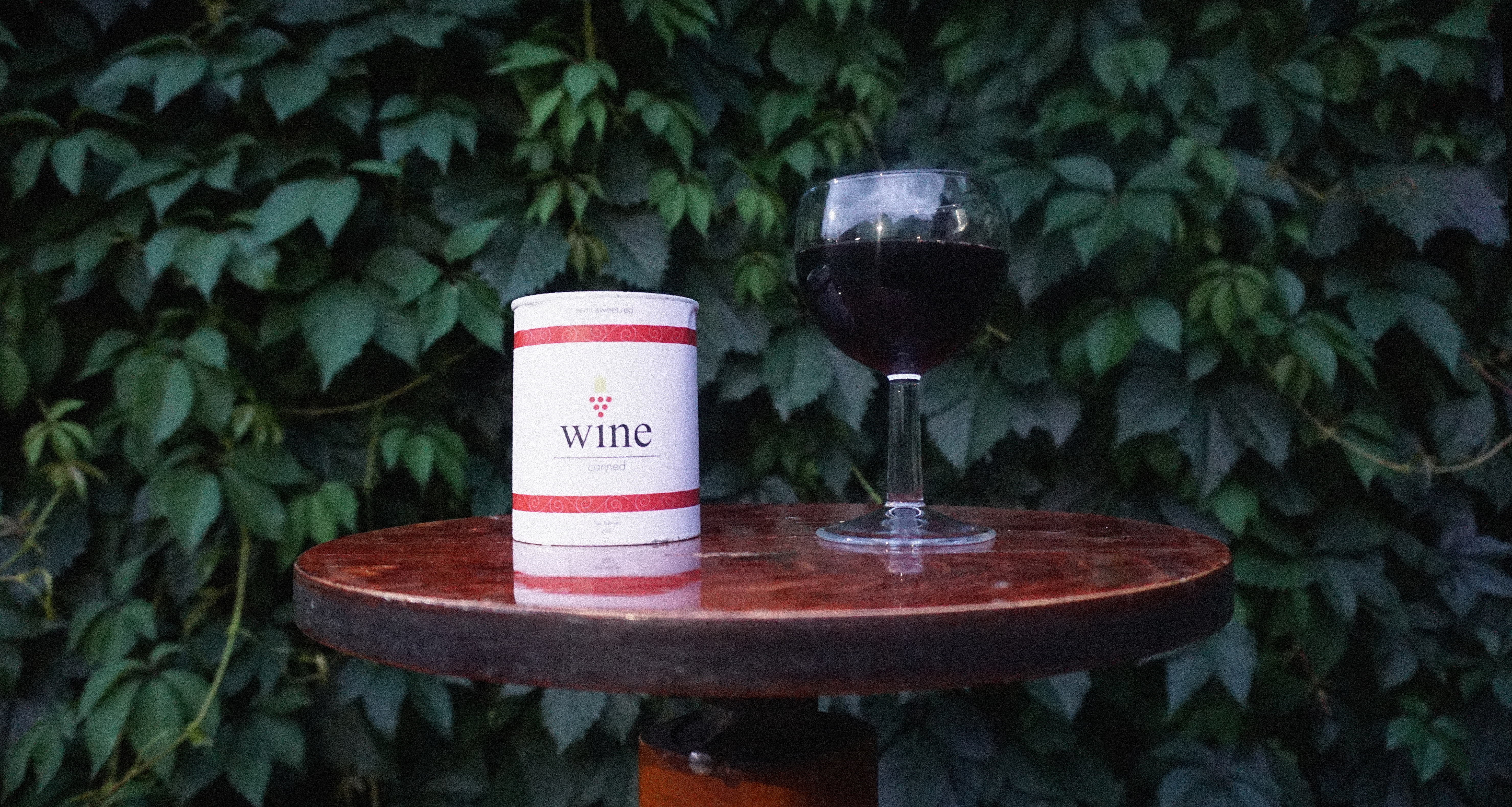 Wine canned